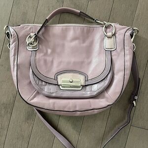 Coach Kristin Light Purple Shoulder Bag satchel or crossbody